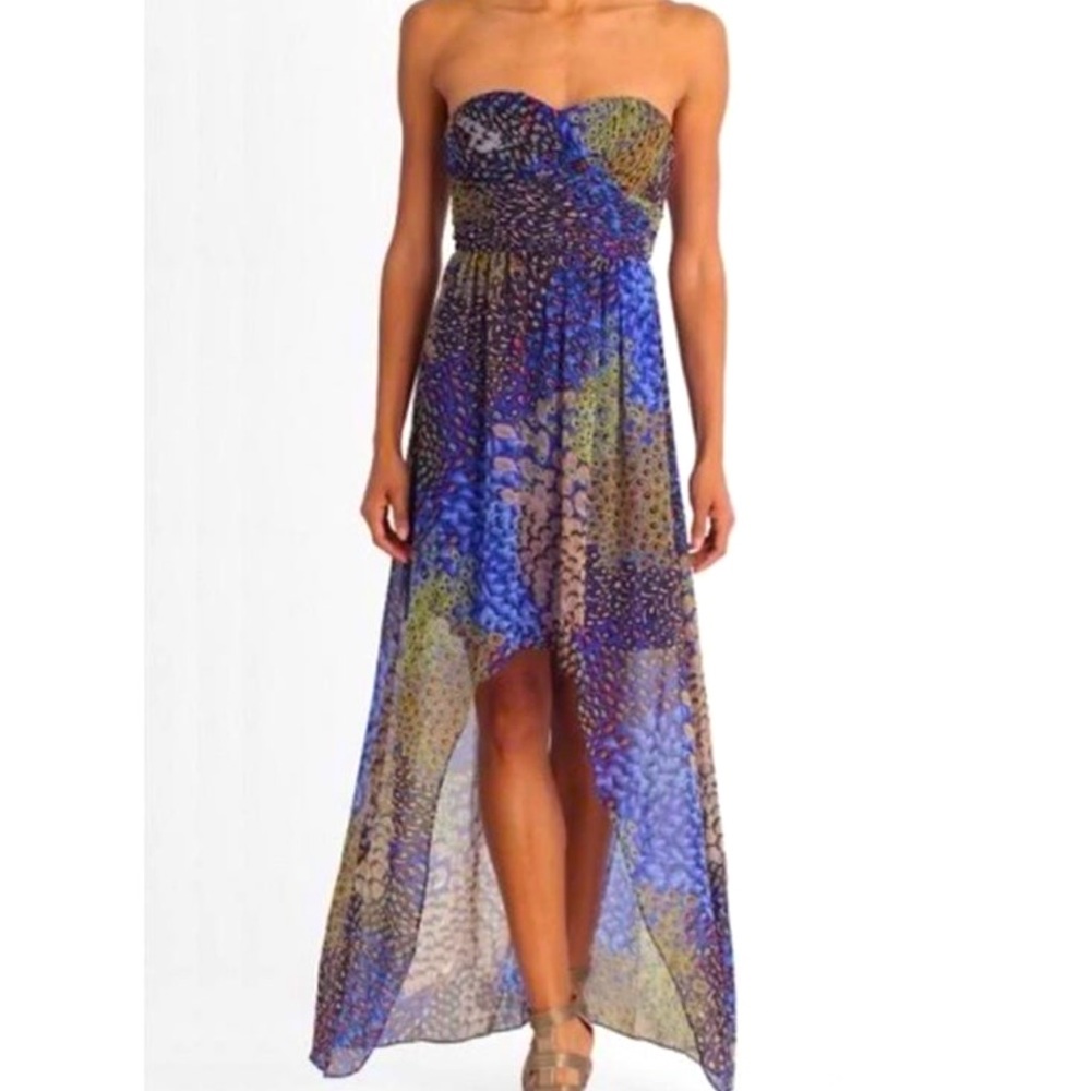 High-low Peacock Dress